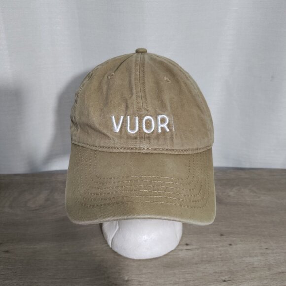 Vuori Other - VUORI Baseball Cap Olive Brown Strapback V8037 Camel